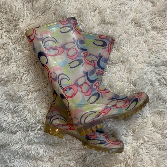 Coach Shoes - Coach Rubber Rain Boots